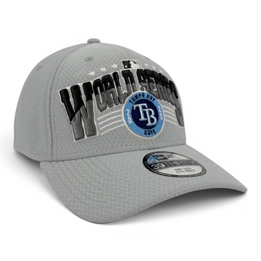 NWT New Era 39Thirty Tampa Bay Rays 2020 World Series AL Champ Fitted Hat